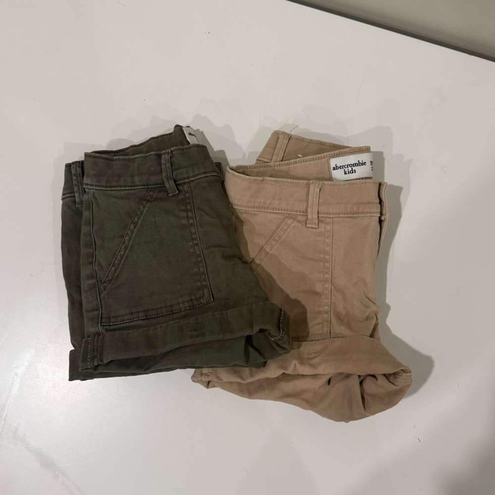 2 Pair Abercrombie Kids Girl’s Shorts